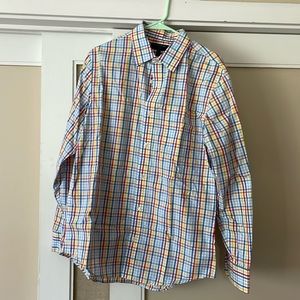 Plaid Banana Republic dress shirt